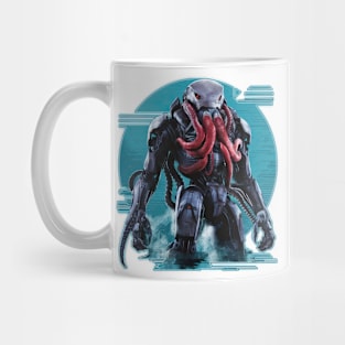 Hybrid Jaeger: Shark-Octopus Concept Mug